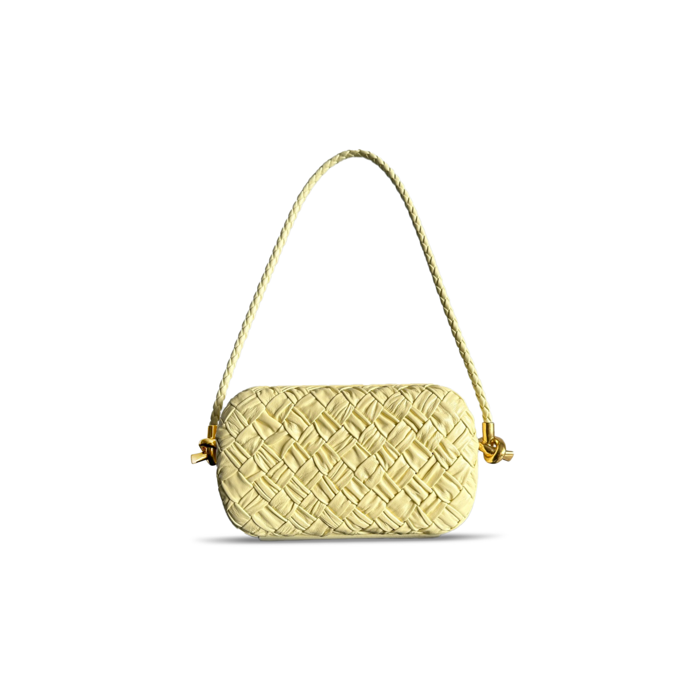 bo*te*ga Ve*ne*ta knot sheepskin evening bag 717623v01d11321 (20.5*12.5*6cm)